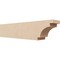 Ekena Millwork 6in. W x 8in. H x 36in. L Mediterranean Woodgrain TimberThane Rafter Tail, Primed Tan RFTUR06X08X36MEDRCPR - alternate 1